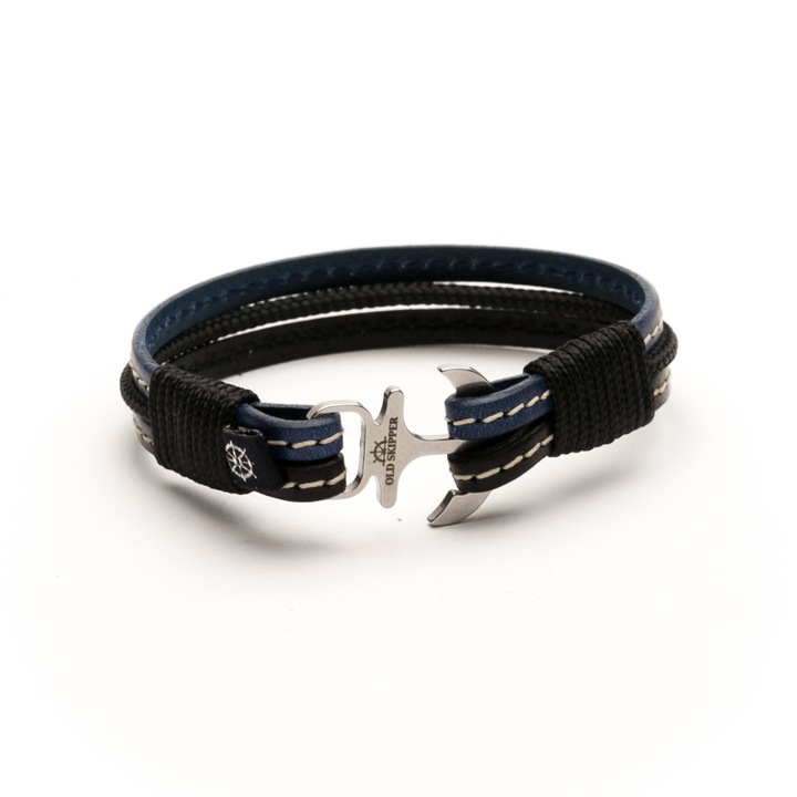 Elegáns ENZO bőr karkötő