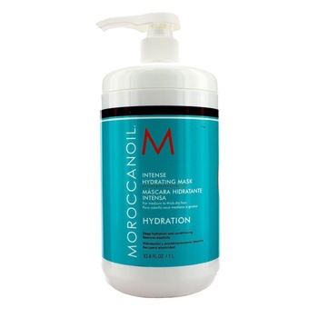 Masca de par Moroccanoil Hydration pentru par uscat cu structura medie/puternica, 1000 ml Masca de par Moroccanoil Hydration pentru par uscat cu structura medie/puternica, 1000 ml