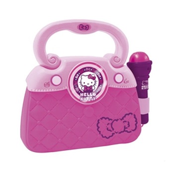 Geanta Reig Musicales cu Microfon si Amplificator Hello Kitty Geanta Reig Musicales cu Microfon si Amplificator Hello Kitty