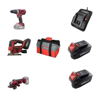 Set 3 scule electrice cu acumulator Worcraft WSET-03, S20Li, Incarcator, 2 baterii incluse, geanta transport Set 3 scule electrice cu acumulator Worcraft WSET-03, S20Li, Incarcator, 2 baterii incluse, geanta transport