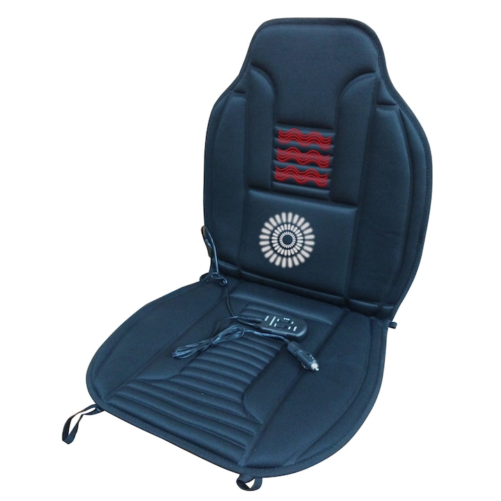 Bottari HOT-VIB 1 fűthető ülésvédő + 1 motoros masszázs, 12V, 35W, 99 × 49 cm