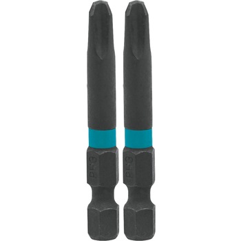 Set de 2 biti de impact, Makita, Impact Black, PZ3x50mm Set de 2 biti de impact, Makita, Impact Black, PZ3x50mm