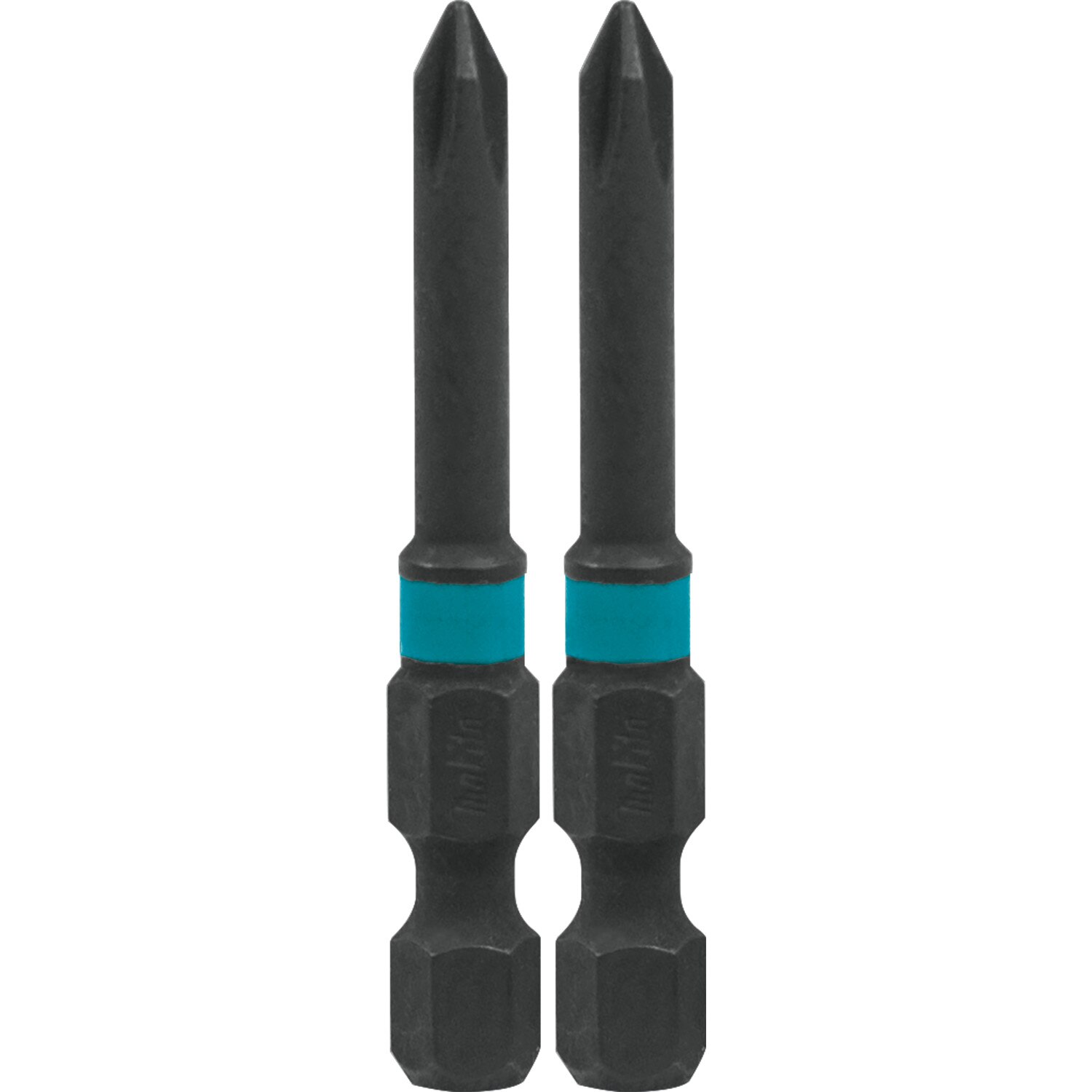 Set de 2 biti de impact, Makita, Impact Black, PH1x50mm