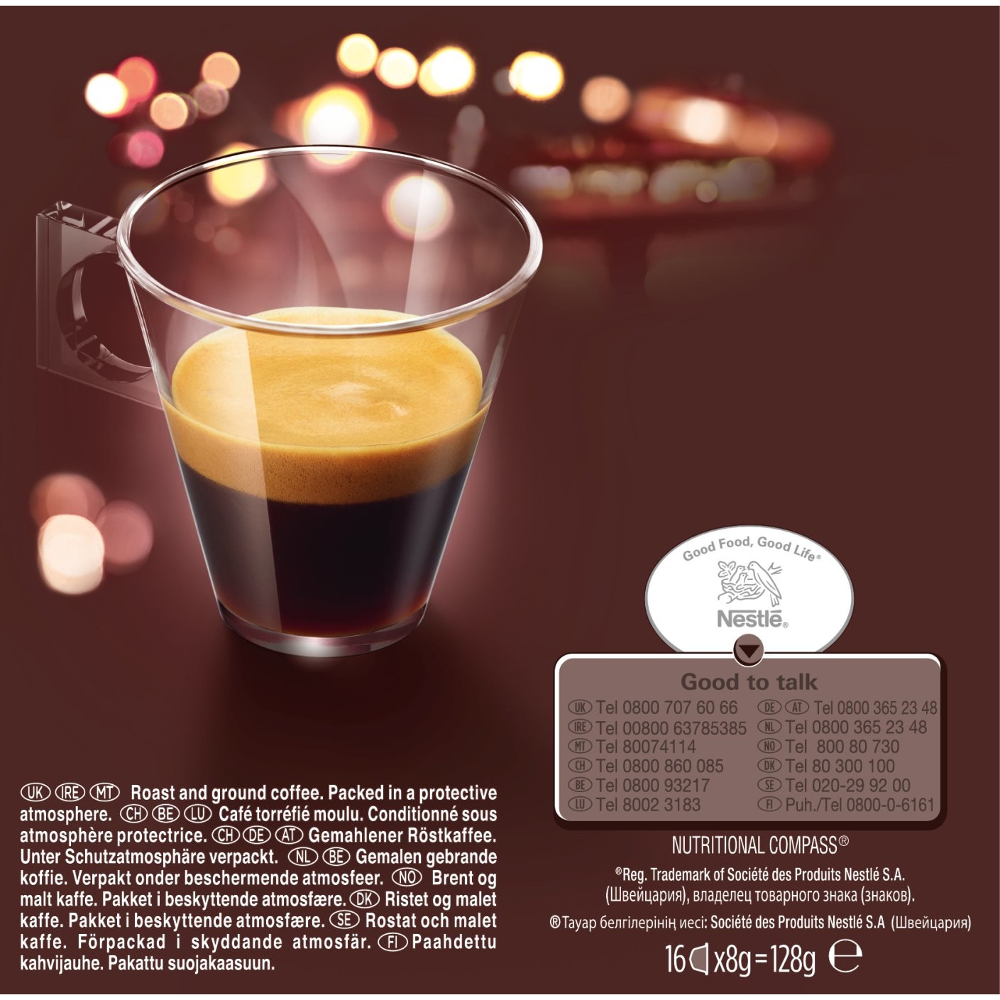 Комплект кафе капсули NESCAFÉ® Dolce Gusto® Ristretto Napoli Style