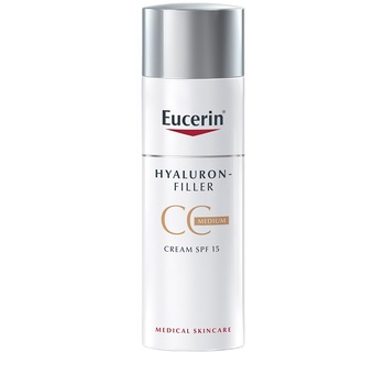 Crema CC Eucerin Hyaluron-Filler, Medium, 50 ml Crema CC Eucerin Hyaluron-Filler, Medium, 50 ml