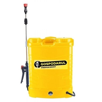 Pompa de stropit electrica cu acumulator GP 16L 4 duze, incarcator, variator presiune, Gospodarul Profesionist Pompa de stropit electrica cu acumulator GP 16L 4 duze, incarcator, variator presiune, Gospodarul Profesionist