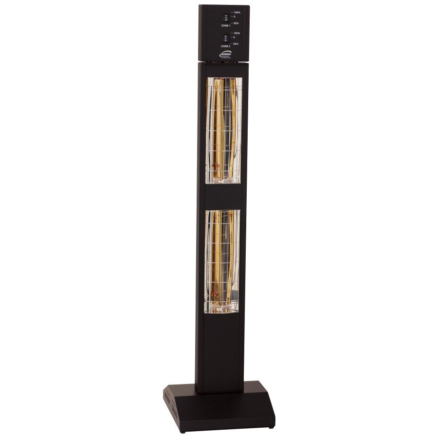 Incalzitor cu infrarosu pentru terase SMART TOWER - BURDA Germania, 3000 W, mobil, 4 trepte de putere, IP24, negru