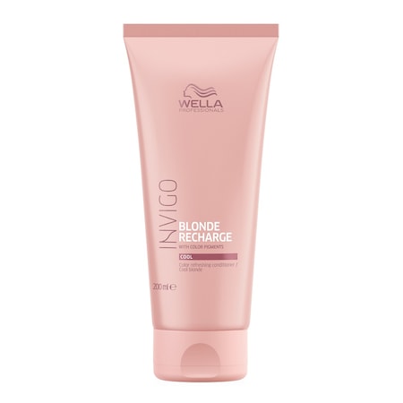Balsam Wella Professionals Invigo Color Recharge Cool Blonde pentru neutralizarea tonurilor de galben, 200 ml