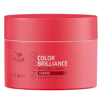 Masca de par Wella Professionals Invigo Color Brilliance Coarse pentru par vopsit cu structura puternica, 150 ml Masca de par Wella Professionals Invigo Color Brilliance Coarse pentru par vopsit cu structura puternica, 150 ml