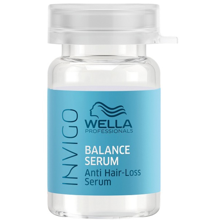 Tratament Wella Professionals Invigo Balance fiole impotriva caderii parului, 8x6 ml