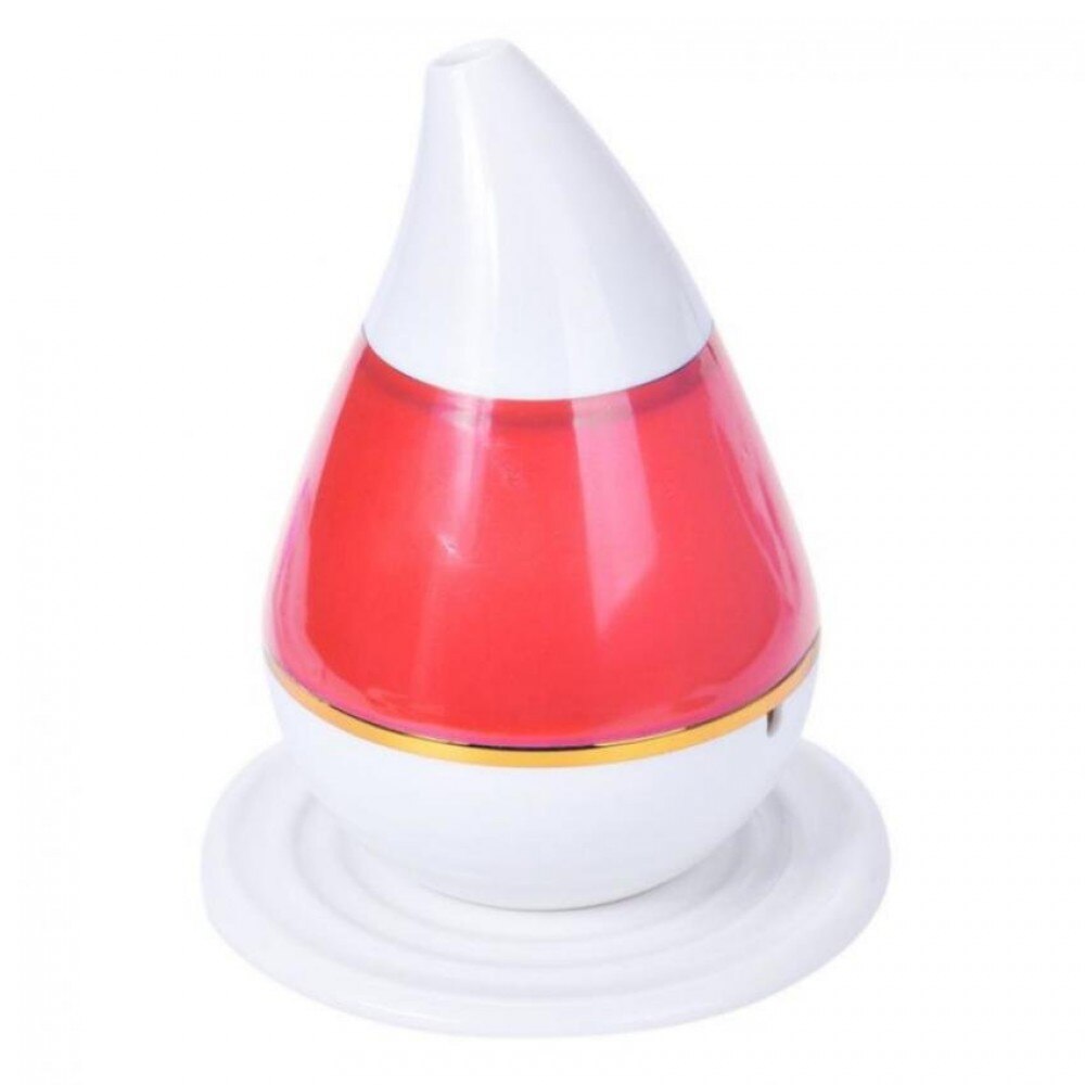 Umidificator Aer, Difuzor Aromaterapie Ultrasunete, 7 Culori LED, usb - Red