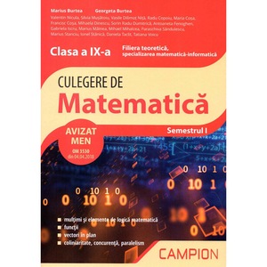 Cauți Matematica Clasa 9 Campion Alege Din Oferta Emag Ro