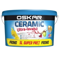 vopsea ultra-lavabila de interior oskar ceramic 5l antibacteriana alb imagen 39_0_
0