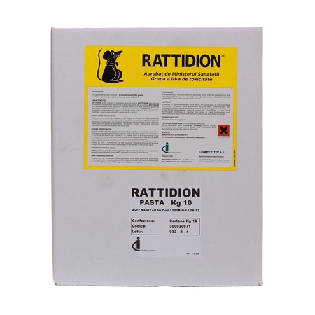 Otrava Raticid Pentru Soareci Si Sobolani Rattidion 10 Kg Emag Ro