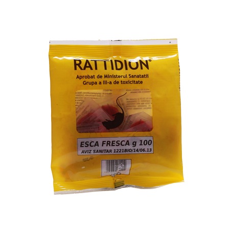 Otrava Raticid Pentru Soareci Si Sobolani Rattidion 100 Gr Emag Ro