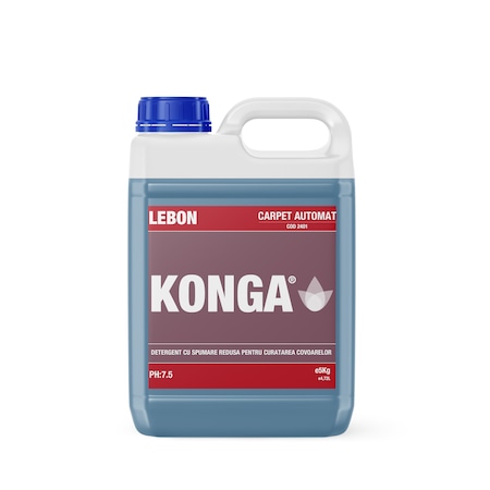 Detergent Parfumat Floral, cu Spumare Redusa Pentru Covoare si Mochete, 5L, Uz Profesional cu dilutie 1:50