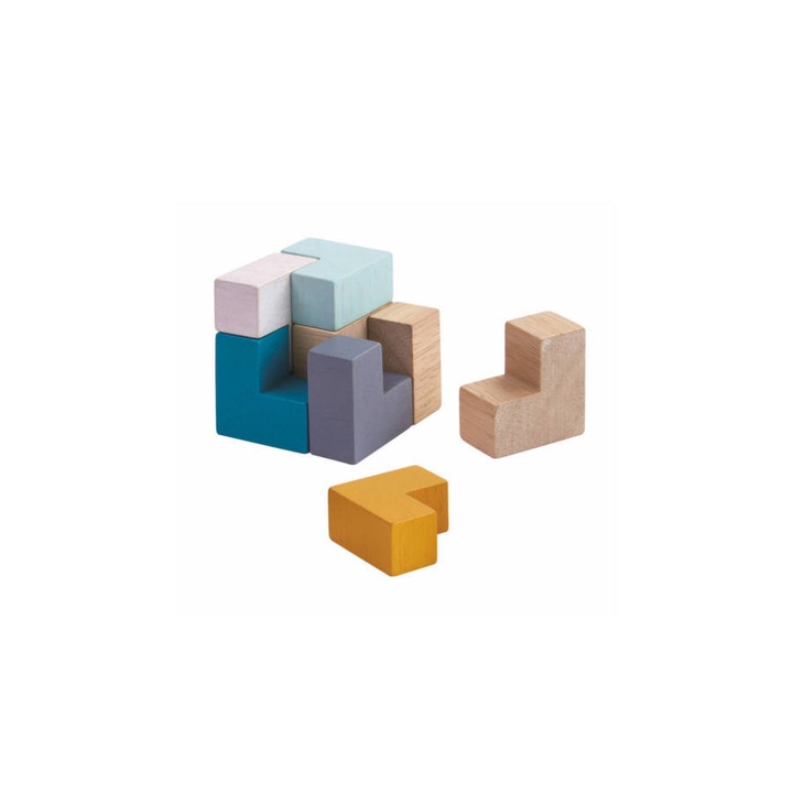 3D kocka puzzle Plan Toys