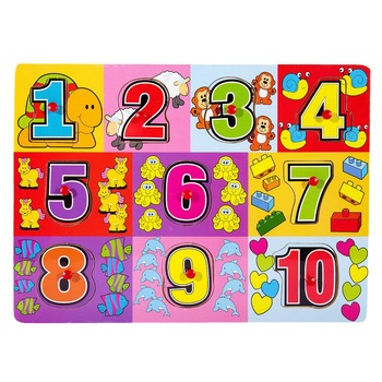 Puzzle Zola® Incastru, Cifre, 30x22 cm Puzzle Zola® Incastru, Cifre, 30x22 cm