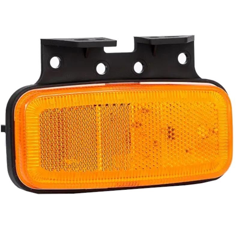 Lampa gabarit 125x60, LED, cu suport, galbena, FT-075Z+K, Fristom