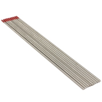Electrozi wolfram tungsten WT20 Rosu, 2.0x175 mm, set 10 bucati Electrozi wolfram tungsten WT20 Rosu, 2.0x175 mm, set 10 bucati