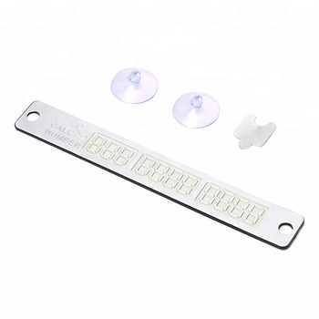 Placa numar telefon fosforescent parcare temporara pentru parbriz, culoare gri - Motor Starter 000 Placa numar telefon fosforescent parcare temporara pentru parbriz, culoare gri - Motor Starter 000