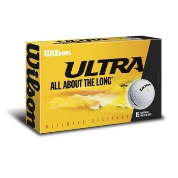 Set mingi golf Wilson ULTRA, albe, 15 bucati Set mingi golf Wilson ULTRA, albe, 15 bucati