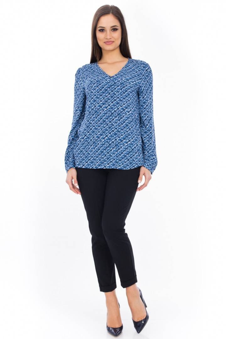 Bluza albastra de dama, ROH, din vascoza