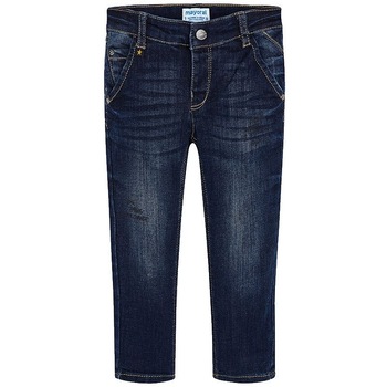 Pantaloni fantasia baiat Slim fit Mayoral 4522TI18DENIM, Denim, Denim, 104 CM Pantaloni fantasia baiat Slim fit Mayoral 4522TI18DENIM, Denim, Denim, 104 CM