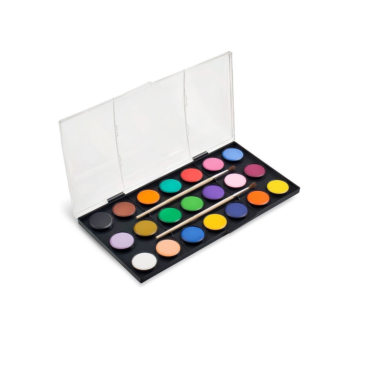 Paleta cu acuarele, Zola®, 21 buc + 2 pensule