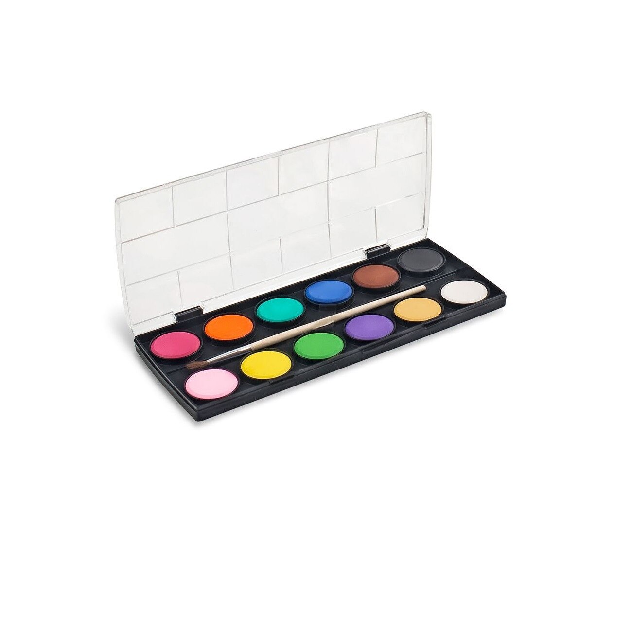 Paleta cu acuarele, Zola® 12 buc + 1 pensula