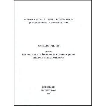 Catalog 115 - Cladiri si constructii agrozootehnice Catalog 115 - Cladiri si constructii agrozootehnice