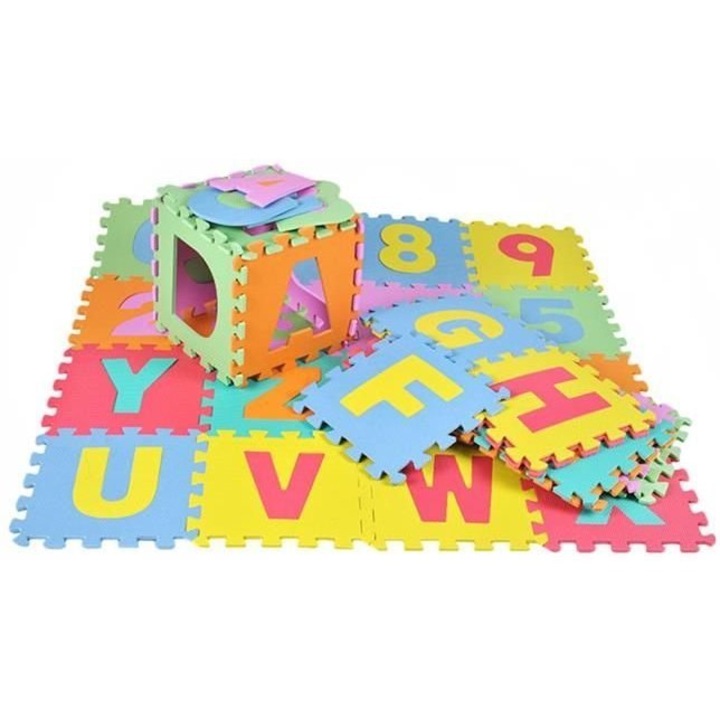 Detalii despre piesele și materialul covorului puzzle
