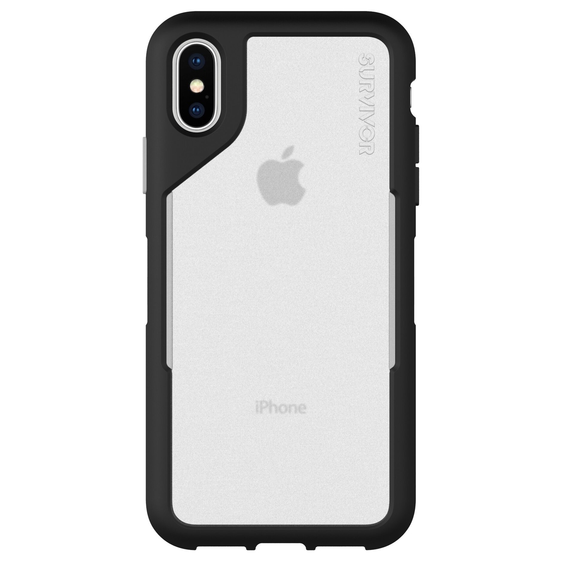 Husa de protectie Griffin Survivor Endurance pentru Apple iPhone XS Max, Black/Gray