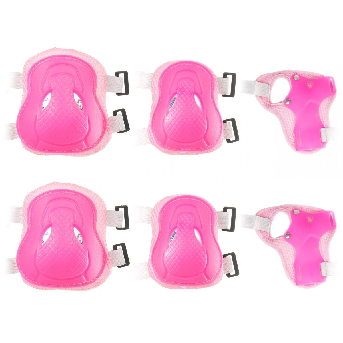 Set protectii copii pentru genunchi/coate/maini, Kidz Motion, Roz - eMAG.ro