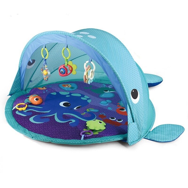 Covoras de joaca Balena Albastra