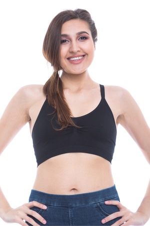 Bustiera Dama Bershka Negru Marimea L Emag Ro