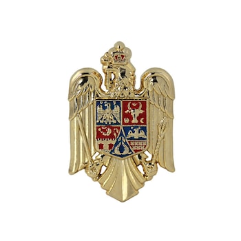 Insigna Stema Romania, Metalic Shop, Metal Insigna Stema Romania, Metalic Shop, Metal