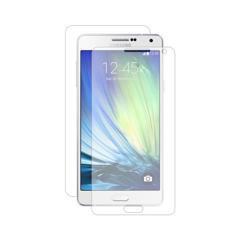 Folie de protectie fata-spate flexibila pentru Samsung A7 2017, kit montare, transparent, BBL494