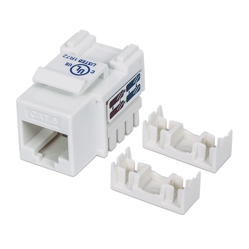 Aparat pentru compresia mufelor cablurilor de internet, RJ45, Categoria 6, Alb, Intellinet