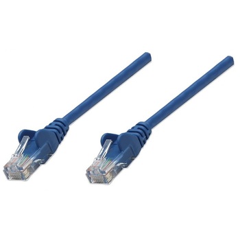 Cablu UTP INTELLINET Patch Cat, 5E, 3m, Albastru Cablu UTP INTELLINET Patch Cat, 5E, 3m, Albastru