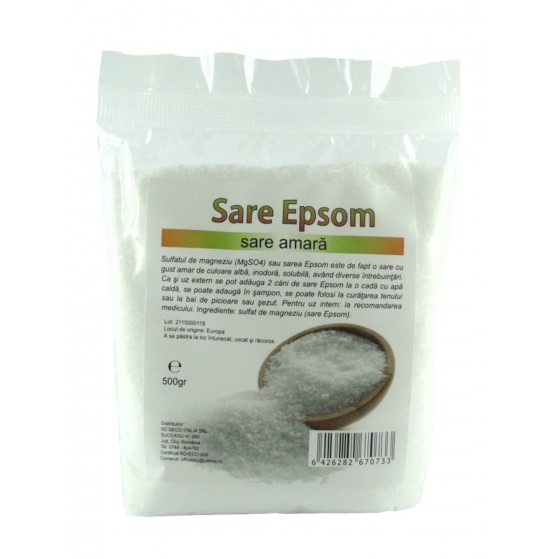 Sare amară (Sare EPSOM) 2kg TRANSPORT GRATUIT
