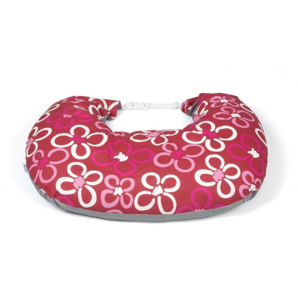 Perna Gravide si alaptare 5300 - Nuvita FeedFriend Burgundy flowers