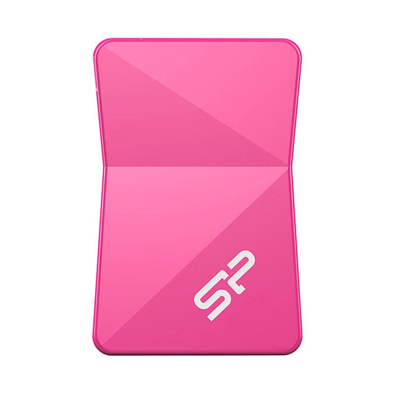 Memorie USB Silicon Power Touch T08, 16GB, USB 2.0, Roz
