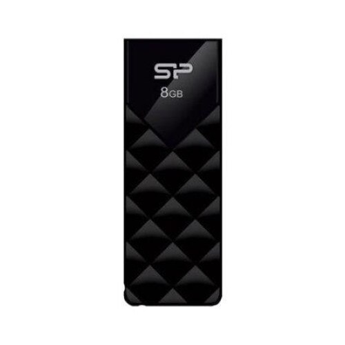 Memorie USB Silicon Power Ultima U03, 8GB, USB 2.0, Negru