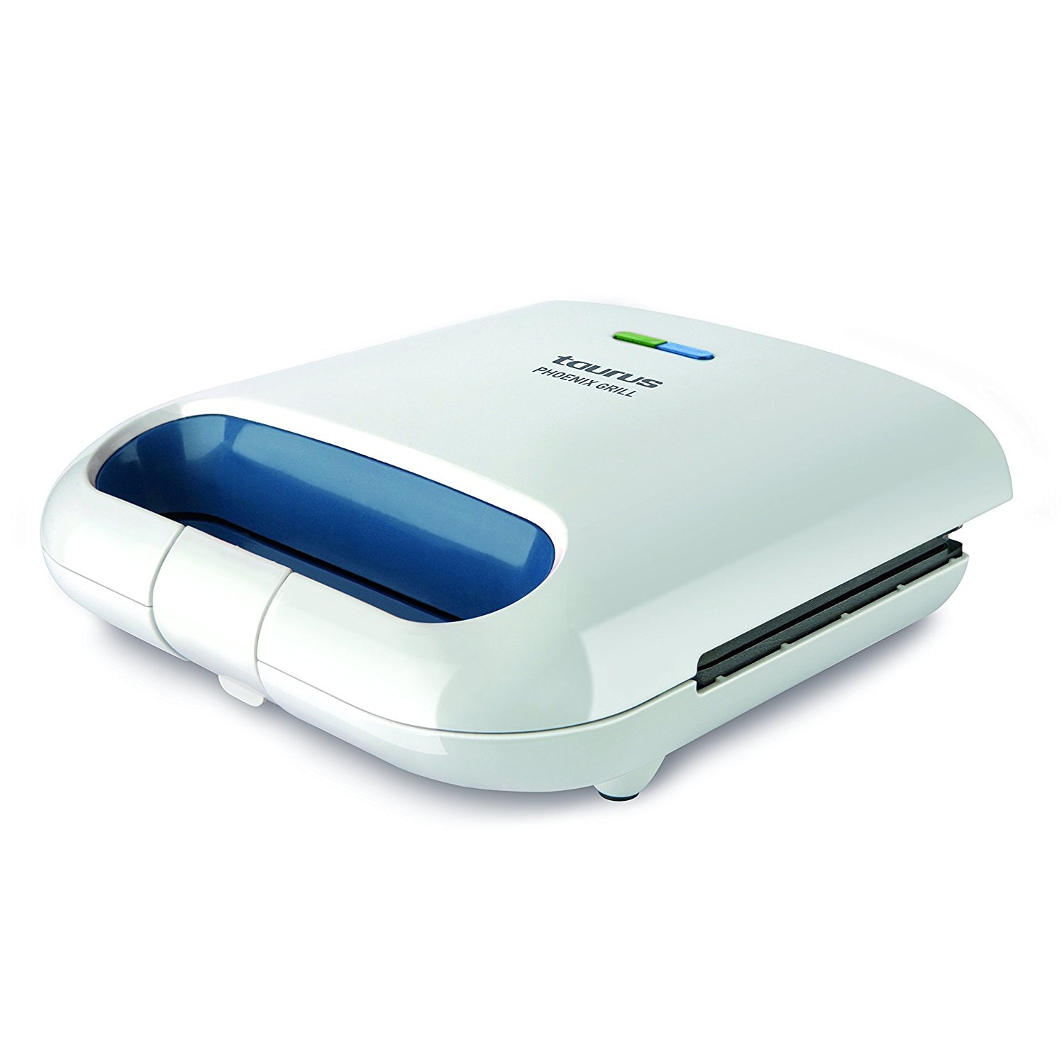 Sandwich maker Taurus Phoenix Grill, 800W,Placi grill, LED functionare,termostat,stocare verticala, Alb