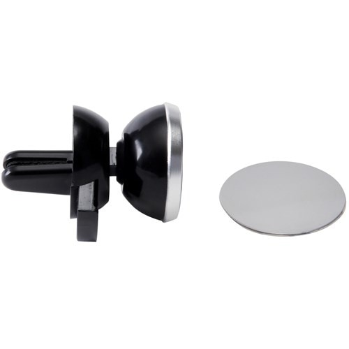 Suport magnetic auto telefon Bremen Flux, in grila de ventilatie, rotire 360°, Ø3,6 x 5,2 cm