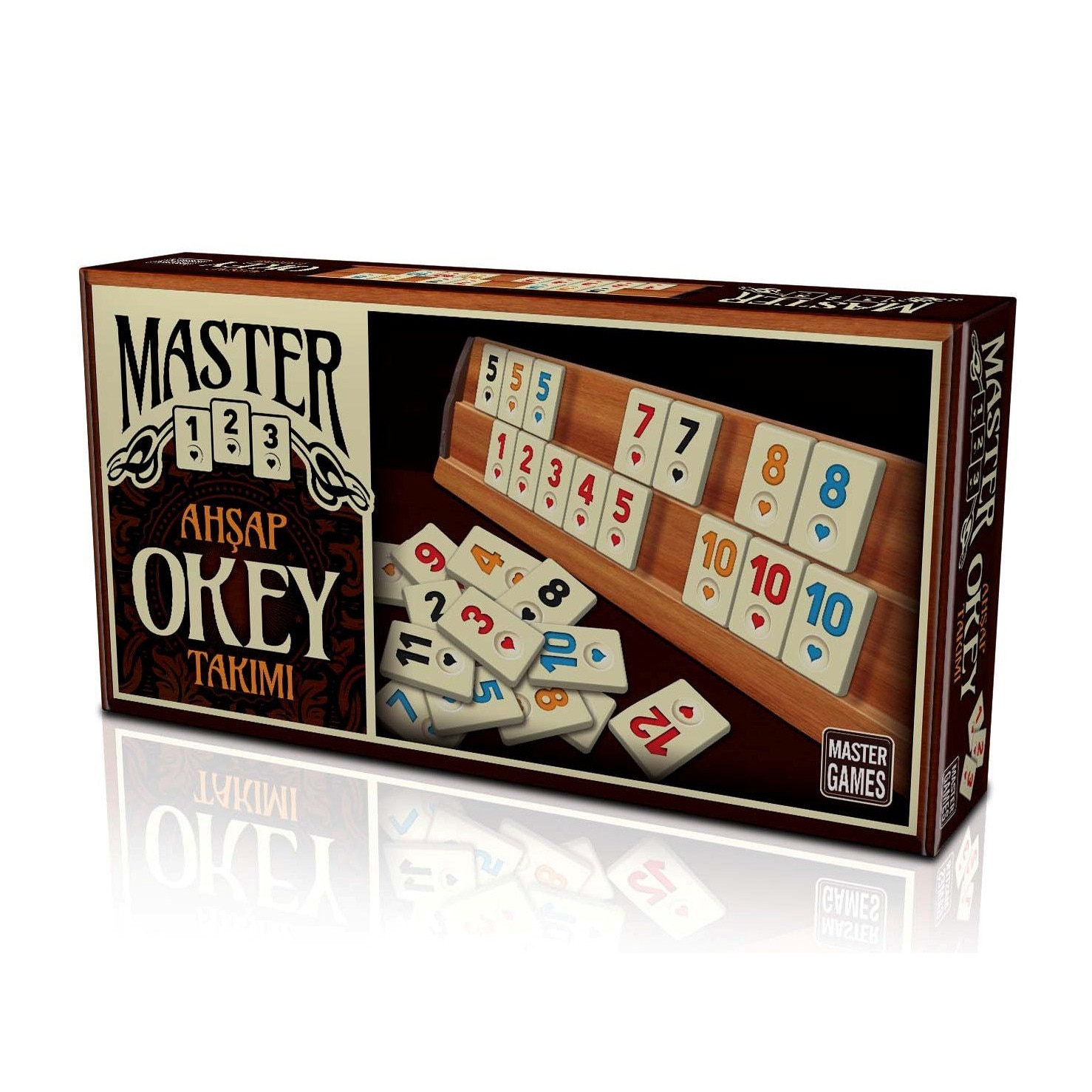 Joc Remy Joc Remi de Lux, lemn masiv, Rummy Master Okey - eMAG.ro