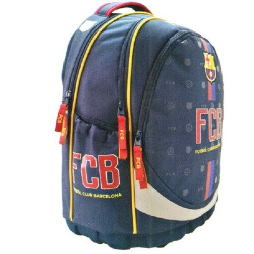 Ghiozdan ergonomic scoala FC Barcelona cu 3 compartimente 42 cm