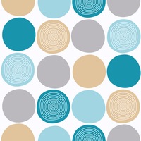 tapet premium artfoyer - cercuri geometric abstract modern vlies non-woven eco frendly nu necesita adeziv set 3 role 54 mp imagen 46_0_
0