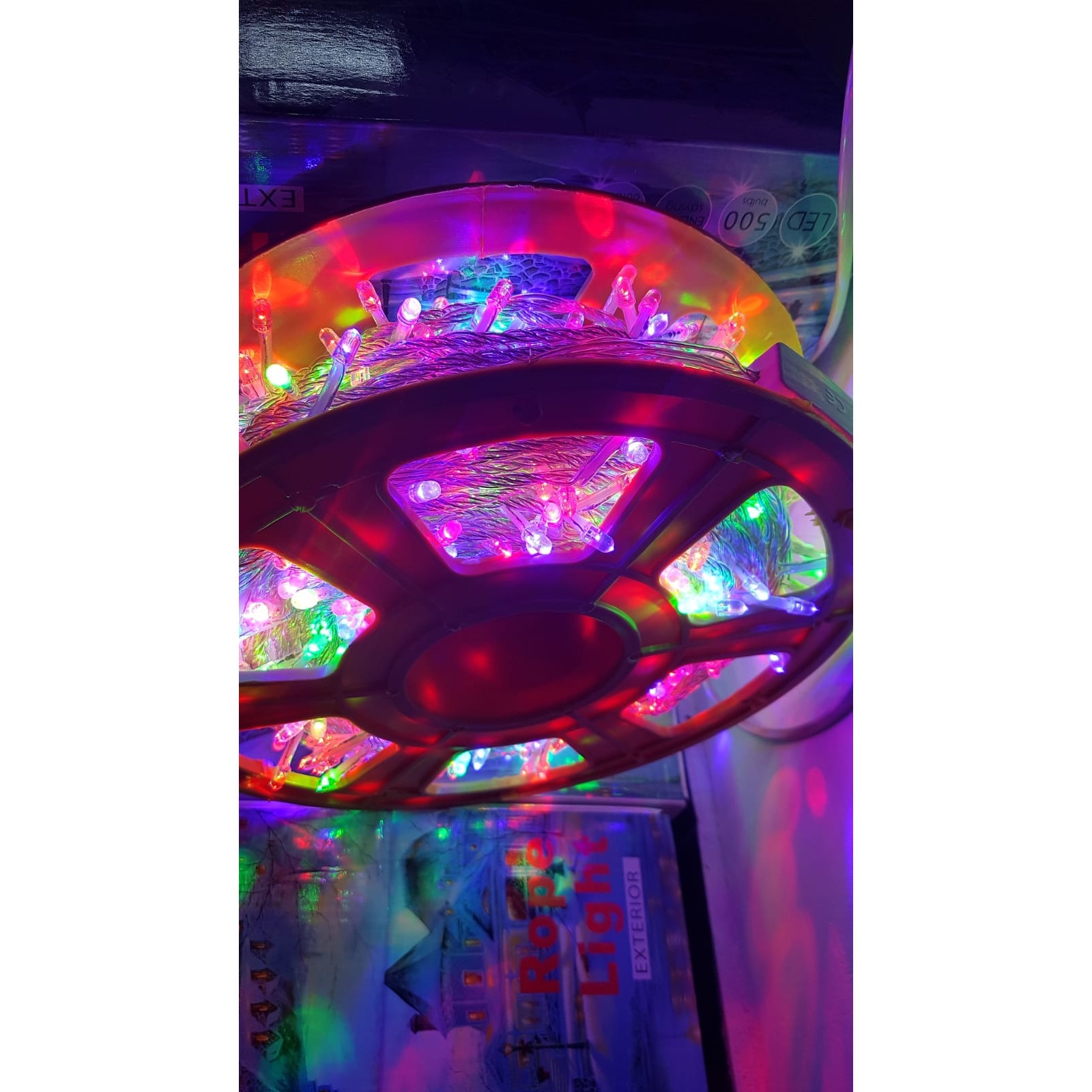 Instalatie de Craciun SDX, 6002M, Liniara, Multicolor, 500 leduri, 50 m